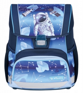 Herlitz Zestaw Loop Plus Cosmic Explorer: tornister, worek na buty, piórnik rozkładany, piórnik tuba