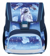 Herlitz Zestaw Loop Plus Cosmic Explorer: tornister, worek na buty, piórnik rozkładany, piórnik tuba