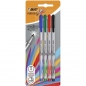 Cienkopis Bic Medium, 4 kolory (964824)