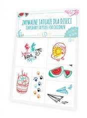 Zmywalne tatuaże dla dzieci - Letnie wzory - Cieślak Ola