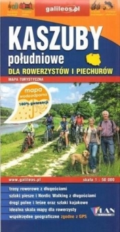 Mapa wodoodporna dla rowerzystów i piechurów-Kaszuby poł. - Opracowanie zbiorowe