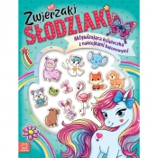 Zwierzaki słodziaki. Aktywizująca książeczka z naklejkami balonowymi