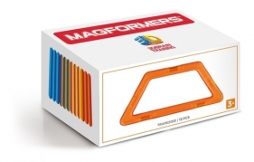 Klocki magnetyczne 3D Magformers Trapezy 12 elementów