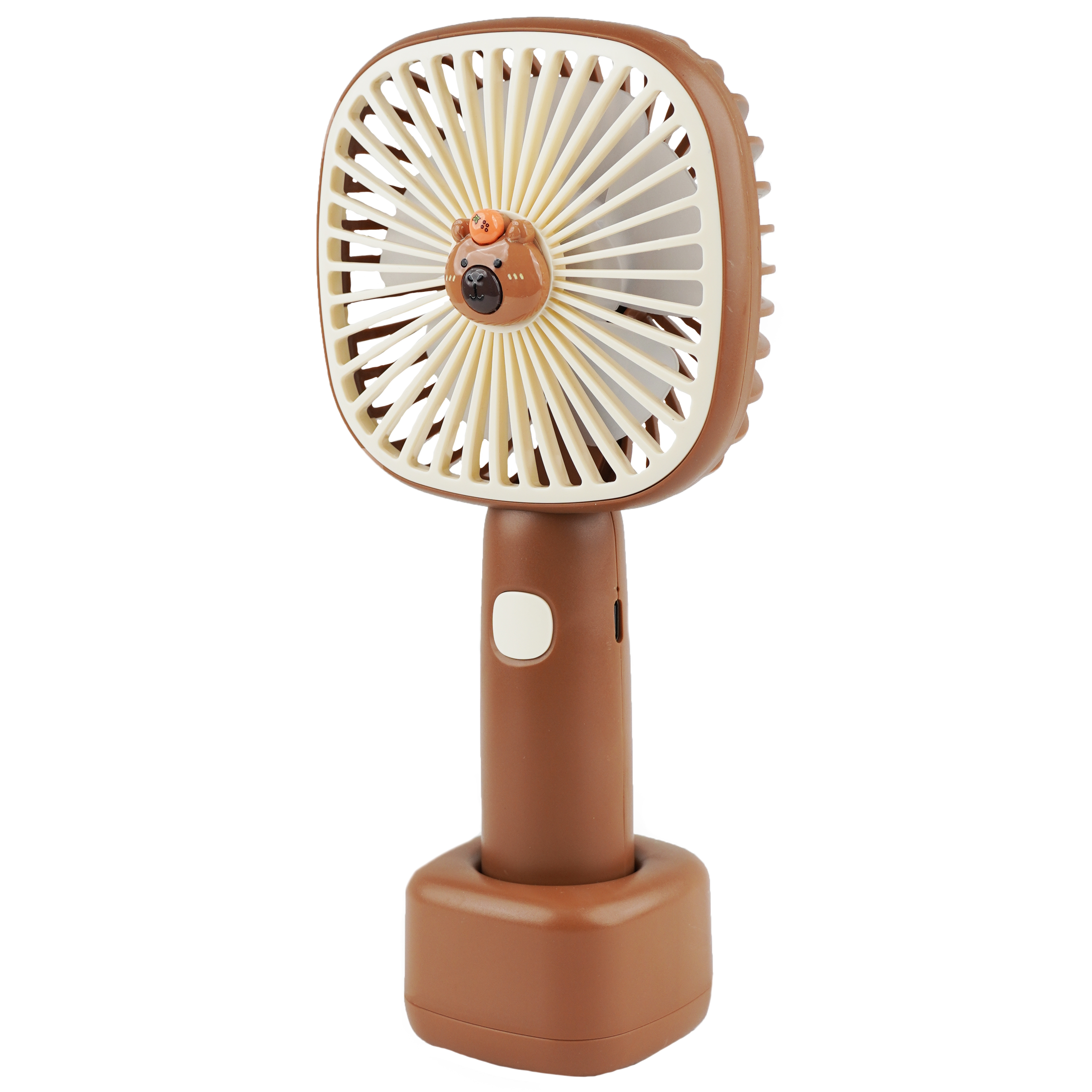 Kwadratowy wiatraczek z podstawką, 21 cm