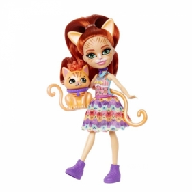 Enchantimals Tarla Orange Cat Lalka Kot + zwierzątko (FNH22/HHB91)