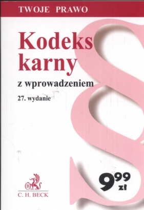 Kodeks karny z wprowadzeniem - <br />