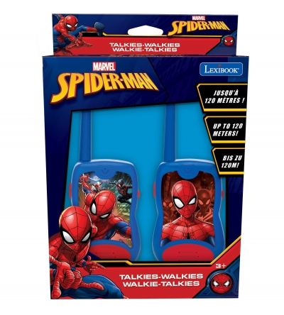 <img src='https://webimage.pl/pics/123/4/d3380743064123.jpg' style='height:440px' /> Krótkofalówki walkie talkie Spider-Man ze sprzączką TW12SP