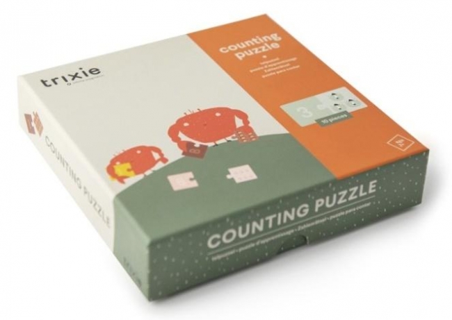 Puzzle do nauki liczenia Zwierzątka