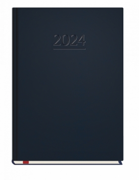 Kalendarz Popularny 2024 - granatowy (T-209V-G)