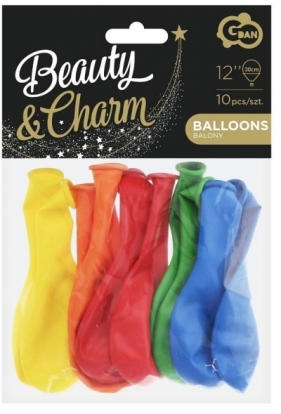 Balony Beauty&Charm pastelowe MIX 30cm 10szt