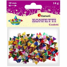 Konfetti Titanum 14g 12mm - trójkąty (284859)