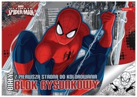 Blok rysunkowy biały A4 20 kartek pierwsza strona do kolorowania 5 sztuk