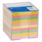 Starpak, kubik plastikowy duży, kolorowe karteczki 85x85mm (130534)