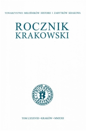 Rocznik Krakowski LXXXVIII - Praca zbiorowa