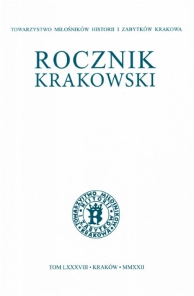 Rocznik Krakowski LXXXVIII - Opracowanie zbiorowe