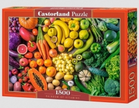 Puzzle 1500 Rainbow of Vitamins CASTOR