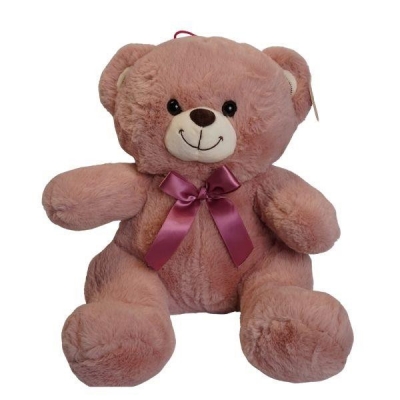 Miś różowy średni 25 cm
