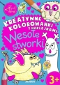 Kreatywne kolorowanki z naklejkami Wesołe stworki