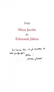 Listy Maxa Jacoba do Edmonda Jabesa - Max Jacob