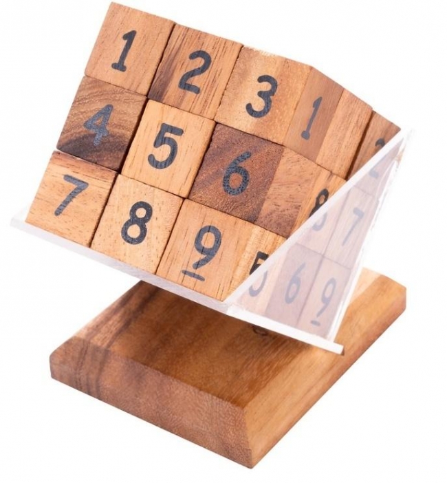 Kostka Sudoku - lite drewno