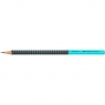 Ołówek Faber-Castell Jumbo Grip Two Tone - czarny/turkusowy (511912 FC)