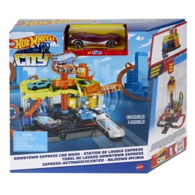 Tor wyścigowy Hot Wheels City - mały zestaw