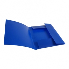 Teczka plastikowa na gumkę Biurfol A4 kolor: niebieski (TG-02-03)