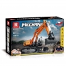 Reobrix, Klocki Engineering Excavator - Dynamic Version, 1106 el. Wiek: