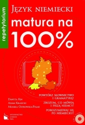 Matura na 100% Język niemiecki Repetytorium z płytą CD - Danuta Kin