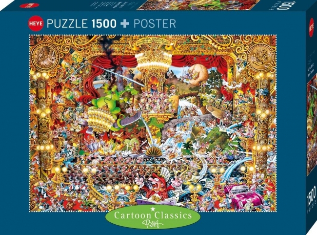 Puzzle 1500 Chaos w operze (Puzzle+plakat)