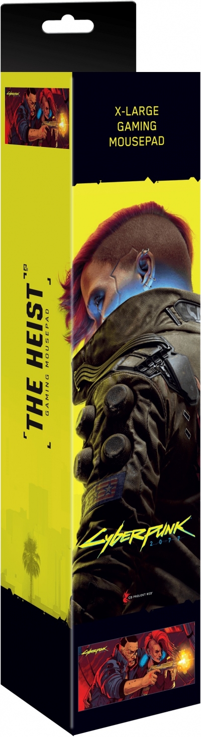 Podkładka pod mysz Cyberpunk 2077 The Heist RGB XL