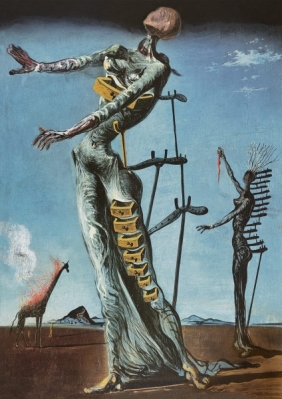 Bluebird Puzzle 1000: Salvador Dali, Płonąca żyrafa, 1937 (60112)