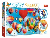 Trefl, Puzzle 600: Crazy Shapes! - Kolorowe balony (11112)