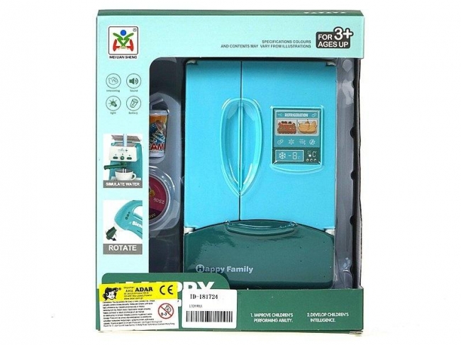 Lodówka z wyposażeniem światło i dźwięk