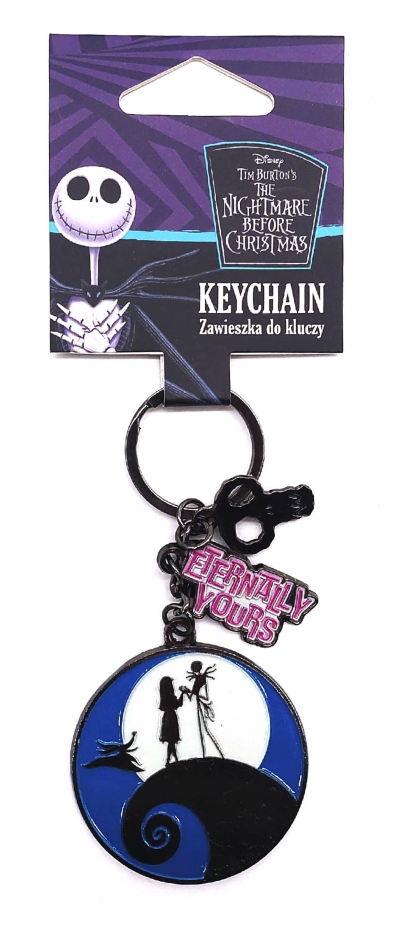 <img src='https://webimage.pl/pics/125/2/d5907360002086.jpg' style='height:440px' /> Zawieszka do kluczy Disney Burtons Nightmare wzór 1