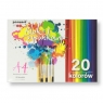 Blok rysunkowy A4 kolorowy BR-5 80g 20 kartek/20 kolorów