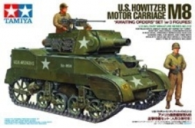 U.S. Howitzer Motor Carriage M8 "Awaiting Orders" Set (w/3 Figures) (35312)