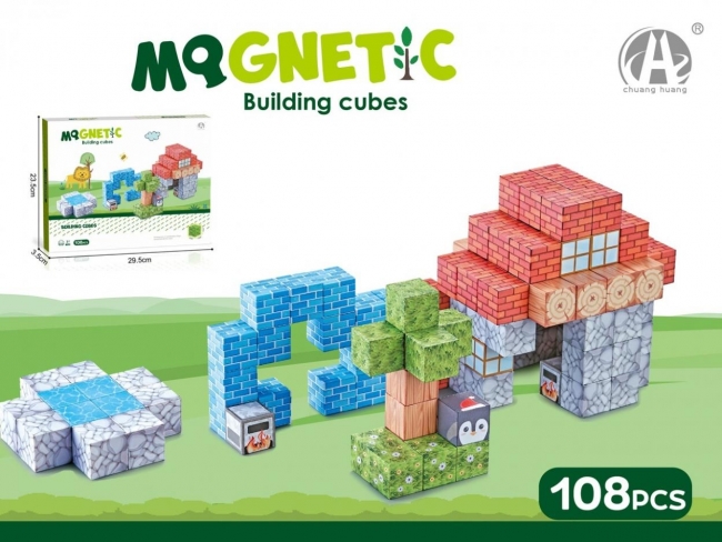 Klocki magnetyczne 108el