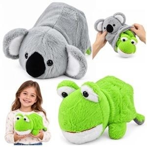 <img src='https://webimage.pl/pics/125/4/d5907990214125.jpg' style='height:440px' /> Pluszowy koala żaba 2w1 dwustronna maskotka 25cm