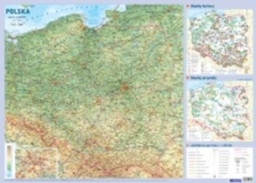 Mapa w tubie: Polska (fizyczna) - Opracowanie zbiorowe