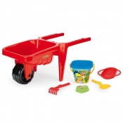 Wader Gigant taczka czer wona z kompletem do pias (74812)