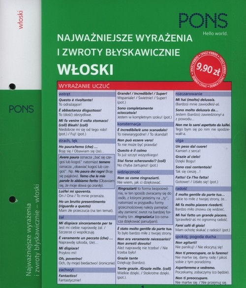 Najważniejsze wyrażenia i zwroty błyskawicznie Włoski