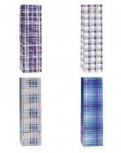 Torebka ozdobna na butelkę 11x38x11cm mix ROZETTE