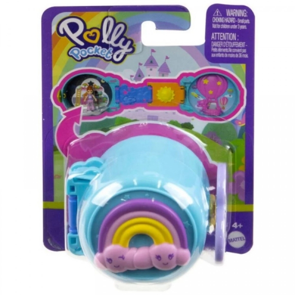 Polly Pocket Kompaktowy minizestaw, niebieski (HRD73/HRD74)