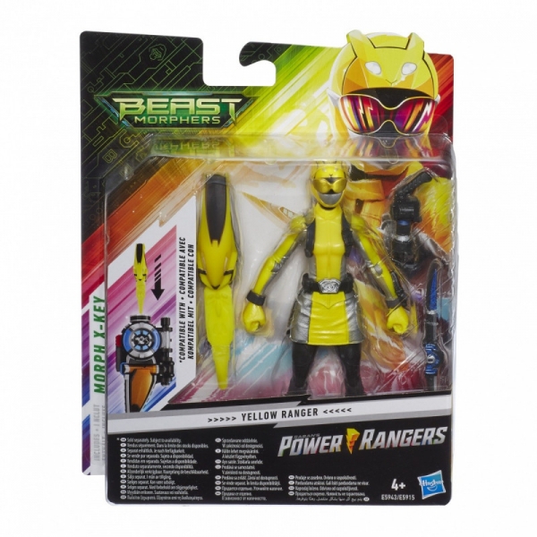 Figurka Power Rangers Yellow (E5915/E5943)