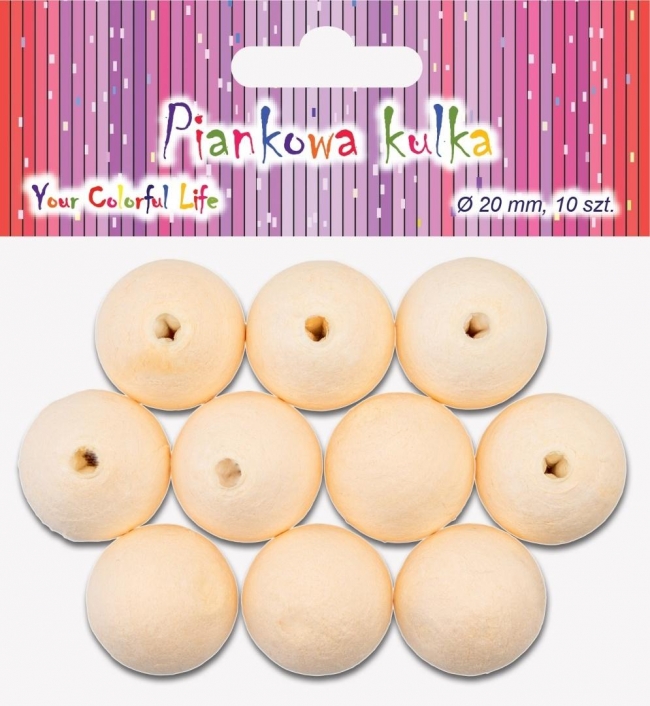 Piankowe kulki 2cm 10szt