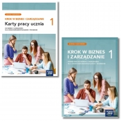 Pakiet Krok w biznes i zarządzanie 1. Zakres podstawowy. Podręcznik i karty pracy do biznesu i zarządzania dla liceum ogólnokształcącego i technikum. - Zbigniew Makieła, Tomasz Rachwał, Joanna Kozub, Katarzyna Garbacik, Aneta Depczyńska