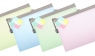 Saszetka na zamek A5 EVA pastel mix (10szt)