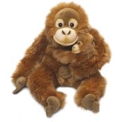 Orangutan mama z dzieckiem 30 cm