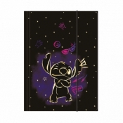 Teczka A4 z gumką Disney Gold Stitch wzór 3
